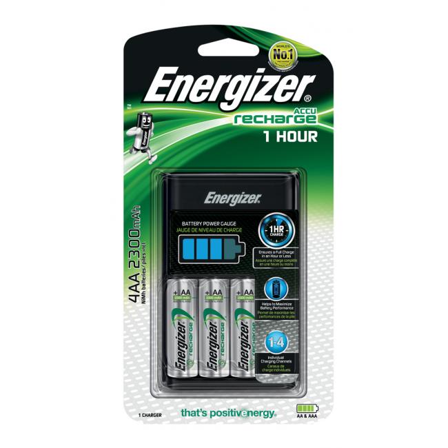 [EN697700] 1 Stunde Ladezeit + 4 x 2300 mAh NiMH