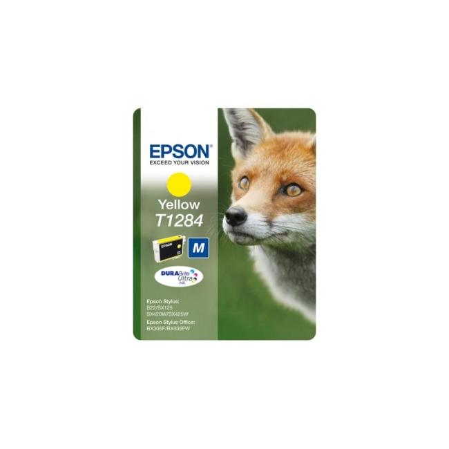 [EP011768] Epson T1284 gelbe M Tintenpatrone für S22/SX125/SX130/SX235W/SX420W (3,5 ml)