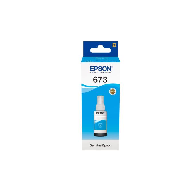 Epson C13T67324A Cyan-Tintenpatrone für L800/L805/L850/L1800 (70 ml)