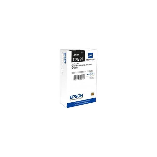 Epson C13T789140 schwarze XXL-Tintenpatrone für WF-5620/5690/5190/5000 (4.000 Seiten)