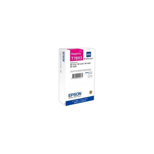 Epson C13T789340 Magenta XXL Tintenpatrone für WF-5620/5690/5190/5000 (4.000 Seiten)