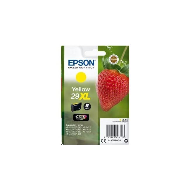 Epson C13T29944012 T29XL gelbe Tintenpatrone für Exp. Home XP-235/332/335/432/435 (6,4 ml)