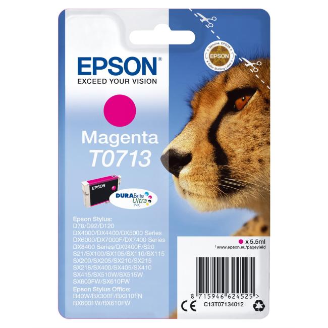 [EP071340] Epson T07134011 Magenta-Tintenpatrone für D78/DX4000/4050/5000/5050/6000 (5,5 ml)