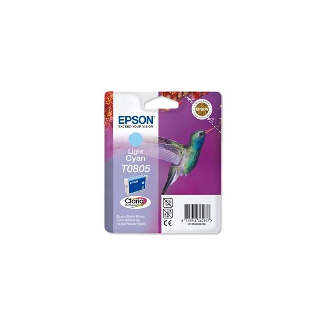 Epson Tintenpatrone T080540 Hellcyan für SP R265/R285/R360/RX560/RX585 (350 Seiten)