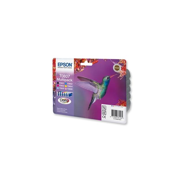 [EP080740] Epson Tintenpatrone T080740 CMYK, LC, LM Multipack für SP R265/R285/R360/RX560/RX585