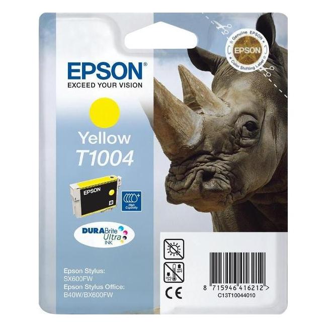 Epson C13T10044010 gelbe Tintenpatrone für SO B40W/BX600FW/BX610FW/BX310 (910 Seiten)