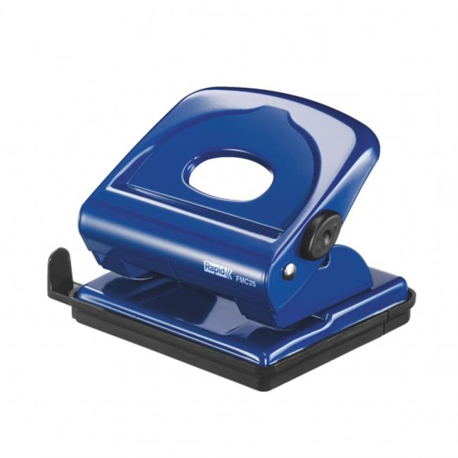 [ES000283] Rapid FMC 25-Loch-Locher für 25 Blatt, blau
