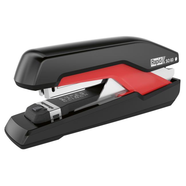 [ES000553] Rapid Supreme Omnipress SO60 Hefter schwarz/rot