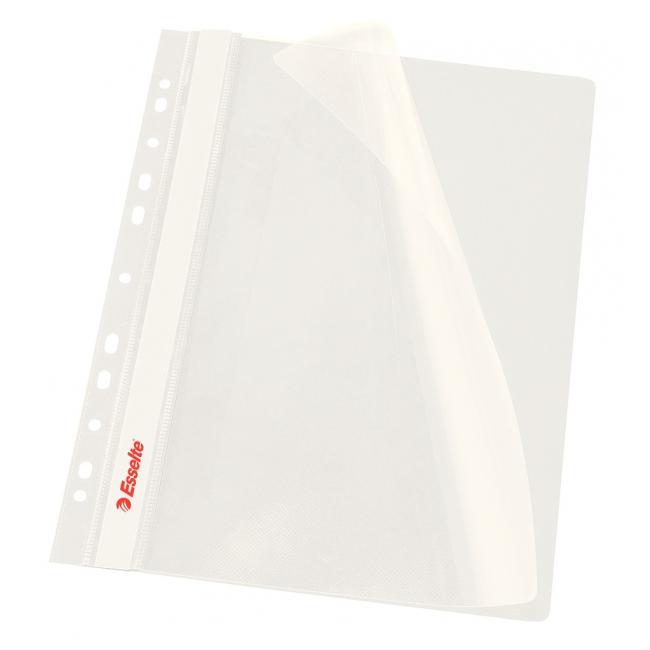 [ES013583] PVC-Schnellbinder mit Euro-Perforation, Esselte VIVIDA weiß