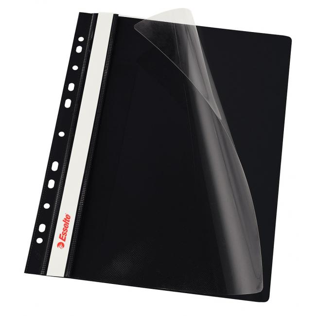 PVC-Schnellbinder mit Euro-Perforation Esselte VIVIDA schwarz