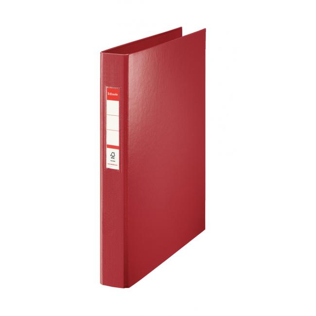 Esselte 4-Ring-Ordner, komplett aus Kunststoff, 4,2 cm, VIVIDA, bordeauxrot