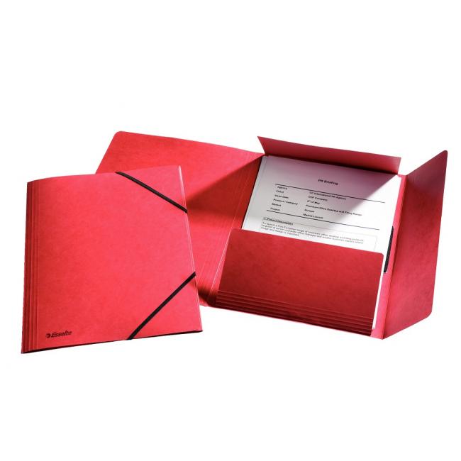 [ES026593] Esselte rote elastische Mappe