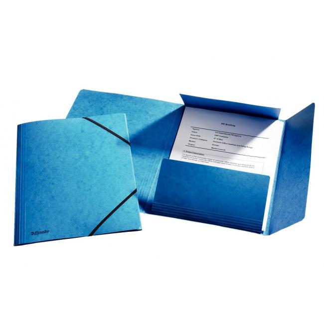 [ES026595] Esselte blaue elastische Mappe