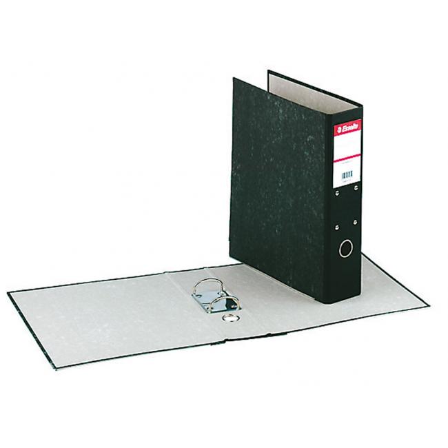 Esselte Marble Hängemappe für Landkarten, 7,5 cm, schwarz