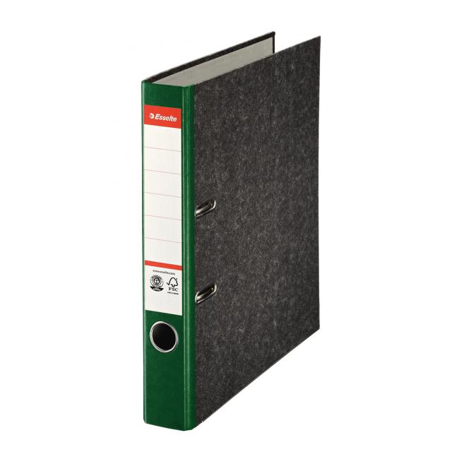 Hebelordner Esselte Marmor 5 cm grün