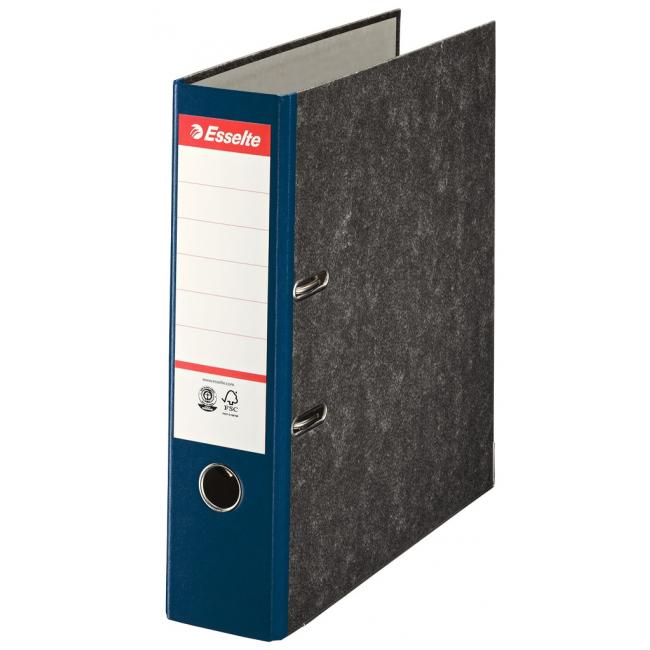 [ES036064] Hebelordner Esselte Marmor 7,5 cm blau