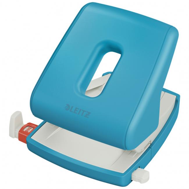 Leitz Cozy 30-Blatt-Locher, ruhiges Blau