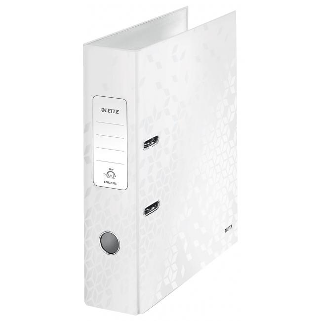 [ES050001] Leitz 180° WOW Hebelordner 8 cm Perlweiß