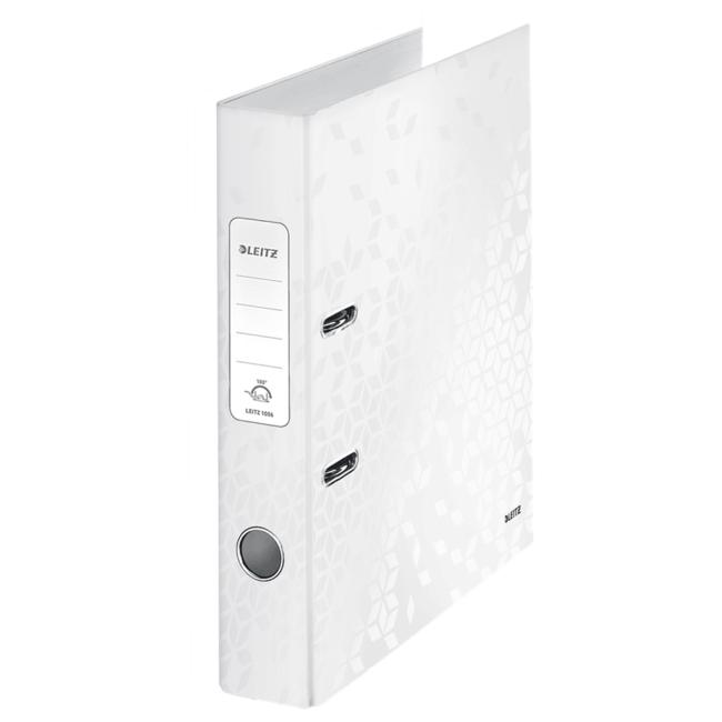 Leitz Hebelordner 180° WOW 5 cm Perlweiß