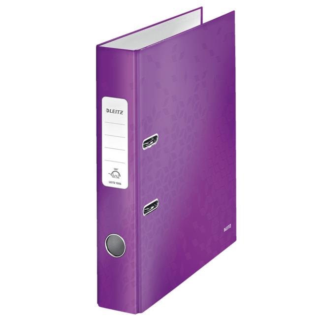 [ES060062] Leitz 180° WOW Hebelordner 5 cm lila
