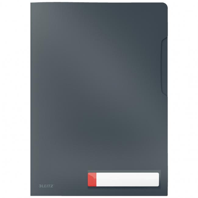 Leitz Cosy A4 Hardcover 200 µm Samtgrau 3 Stück