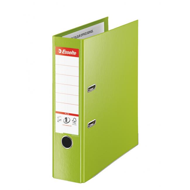 [ES081186] Esselte Hebelordner, komplett aus Kunststoff, A4 MAXI, 8 cm, grün