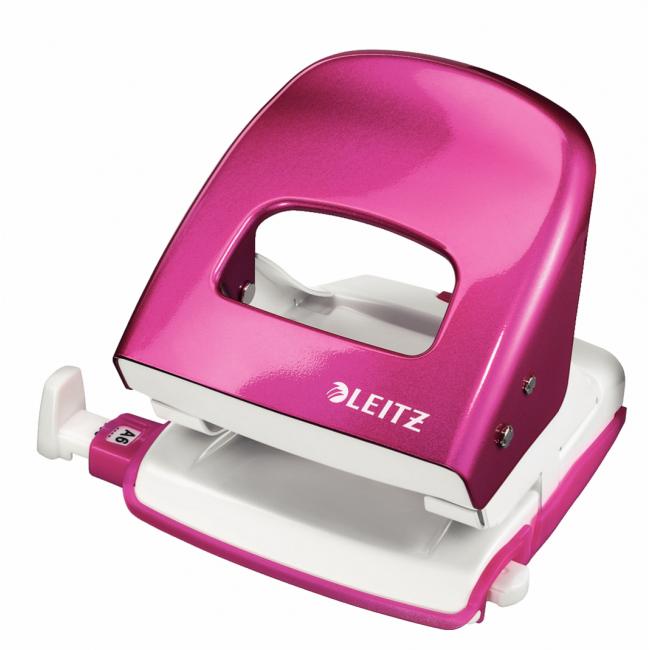 Leitz New NeXXt WOW 5008 Punch, Metallic-Rosa