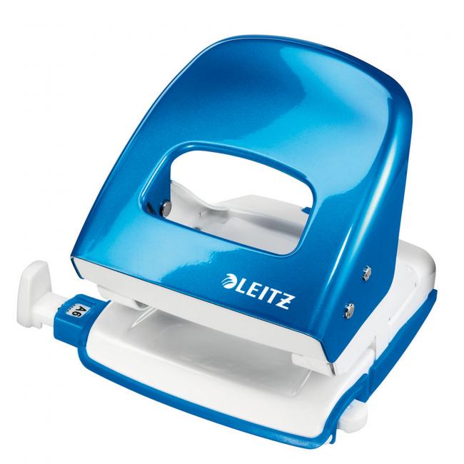 [ES082036] Leitz New NeXXt WOW 5008 Punch, Metallicblau