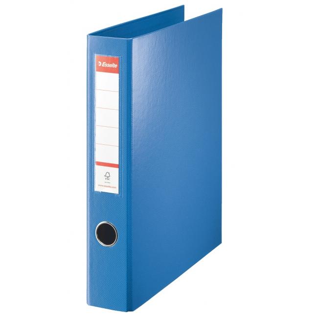 [ES082405] Esselte 4-Ring-Ordner, komplett aus Kunststoff, 5,8 cm, VIVIDA, blau