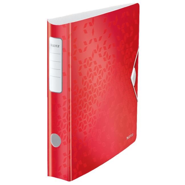 [ES110726] Leitz 180° Active WOW Hebelordner 6,5 cm rot