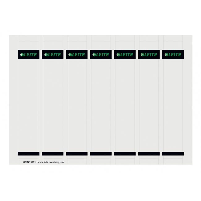 Bedruckbare Rückenetiketten für Leitz 180°-Ordner, Rückenbreite 52 mm