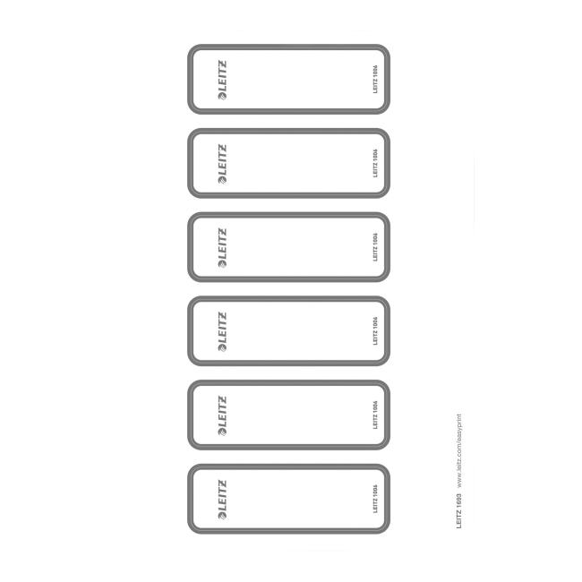 [ES169385] Bedruckbare Rückenetiketten für Leitz 180° WOW-Ordner, Rückenbreite 50 mm