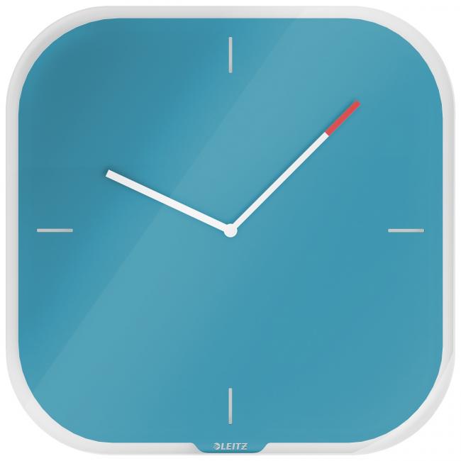 Leitz Cosy Wanduhr, ruhiges Blau