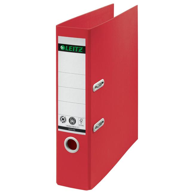 [ES180025] Aktenordner Leitz 180° Recycle 8cm rot