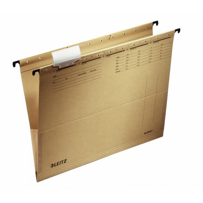 Leitz ALPHA Hängemappe mit Seiten, braun