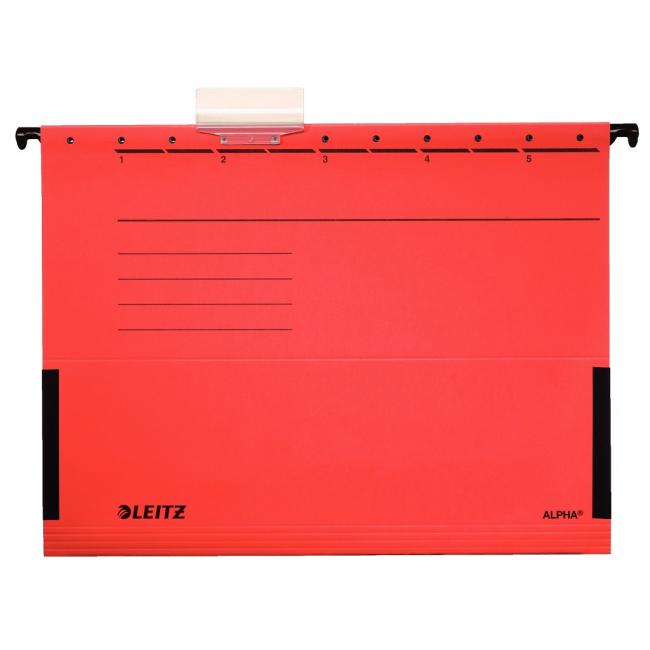 [ES198625] Leitz ALPHA Hängemappe mit Seiten, rot