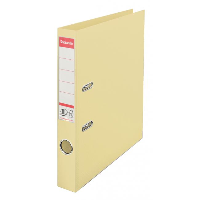 [ES218700] Esselte Nr. 1 Hebelordner, Vollkunststoff, 5 cm, Naturele, creme
