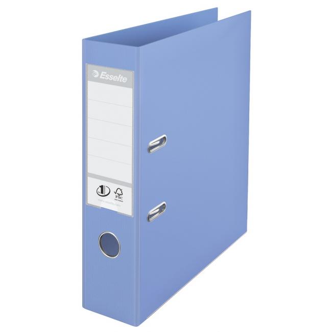 [ES231036] Esselte Nr. 1 Hebelordner, Vollkunststoff, 7,5 cm, Solea, blau
