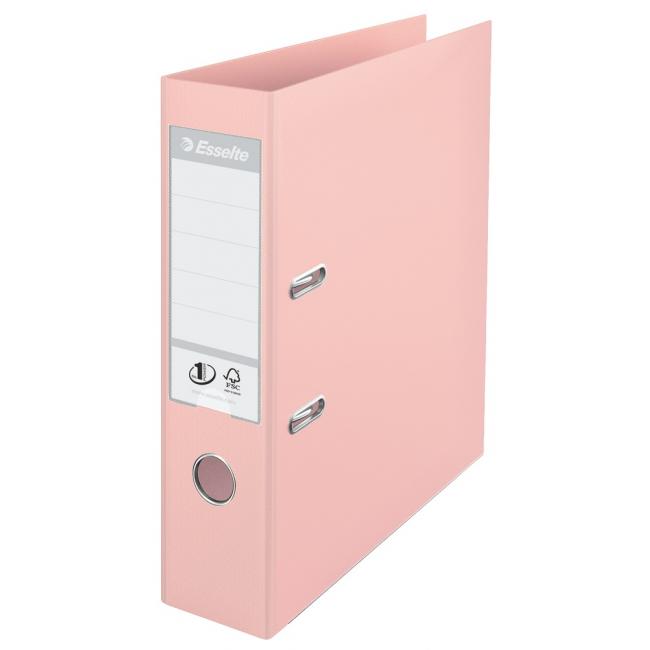 Aktenordner Esselte No.1, Vollkunststoff, 7,5 cm, Solea, Pfirsich