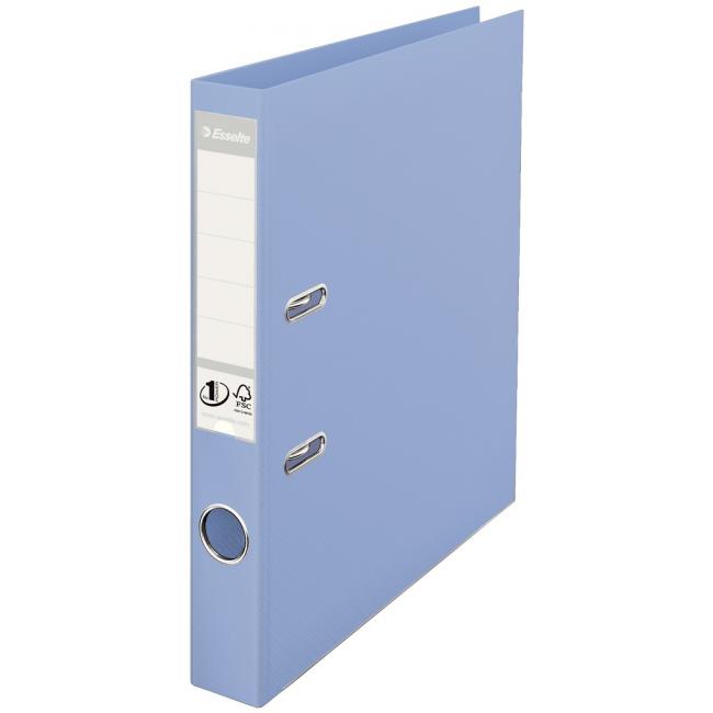 Hebelordner Esselte Nr. 1, komplett aus Kunststoff, 5 cm, Solea blau