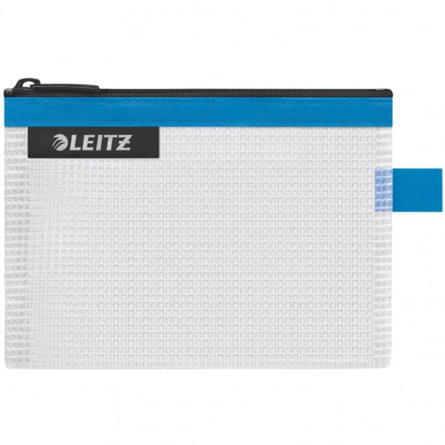 [ES240036] Leitz WOW Kunststoff-Reißverschlussetui, klein, blau