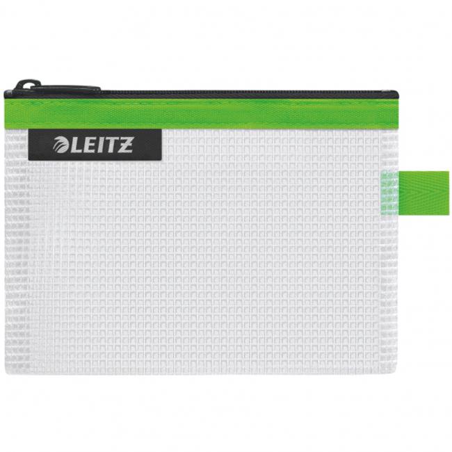 [ES240054] Leitz WOW Kunststoff-Reißverschlussetui, klein, grün