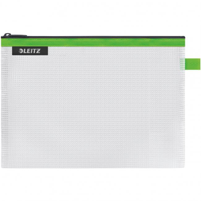 [ES250054] Leitz WOW Kunststoff-Reißverschlussetui, mittelgrün