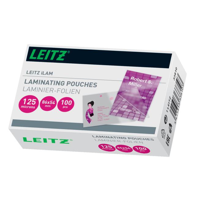Laminierfolien Leitz iLAM 86 x 54 mm, 125 mic, 100 Stk