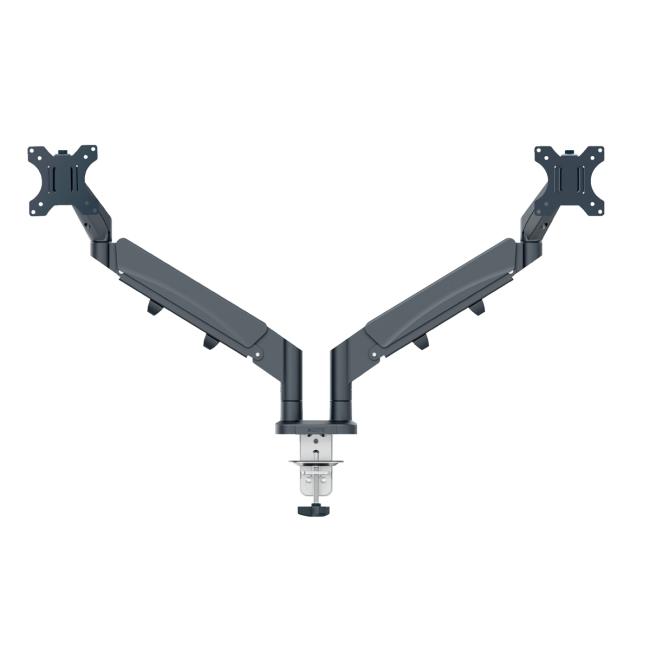 [ES370089] Platzsparender Doppelarm für Monitor und Laptop