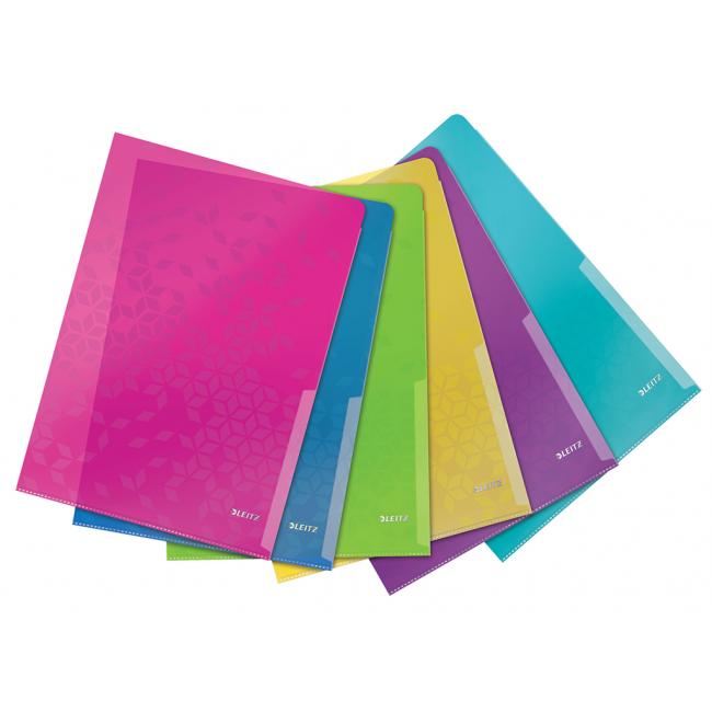 Leitz WOW Dokumentenhülle L, Farbmix, 6 Stück
