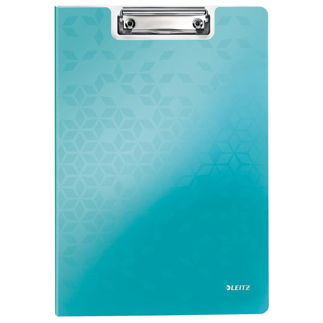 Leitz WOW Klemmbrett, eisblau, faltbar