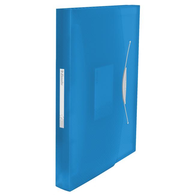 Kunststoff-Aktentasche mit Fächern, Esselte VIVIDA blau