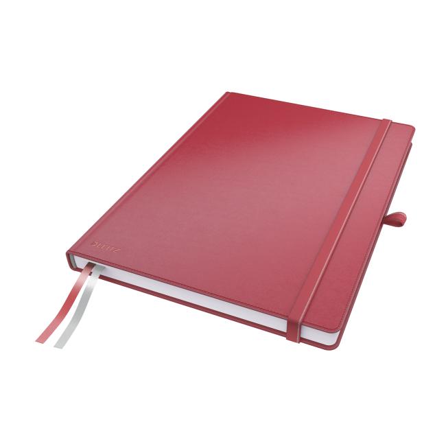 Leitz Complete A4 Notizbuch, liniert, rot