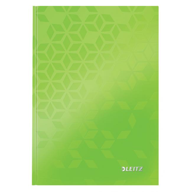 Leitz WOW A5 Notizbuch, 80 Blatt, liniert, grün